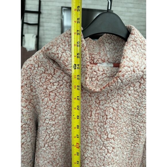 Lululemon Heathered Copper Clay Warmth Restore Sherpa Pullover Womens Size M/L - Picture 5 of 6